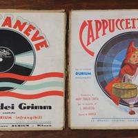 Durium 78 giri Biancaneve e Cappuccetto rosso