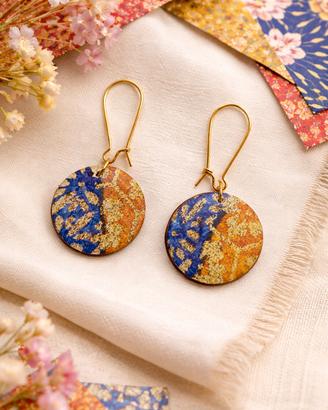 orecchini decoupage giapponese 