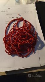 CORALLO ROSSO, PIETRE ACQUA MARINE, TOPAZI