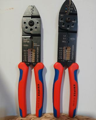2 knipex pinze crimpatrice 