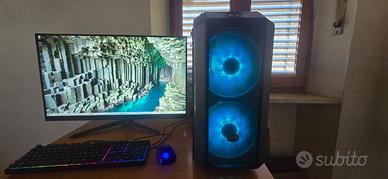 PC Gaming RTX 4060 + Monitor 32” 165Hz – Completo