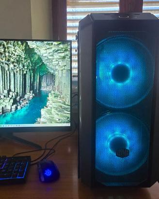 PC Gaming RTX 4060 + Monitor 32” 165Hz – Completo