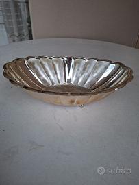 Ciotola vintage in ottone placcato argento, WMF