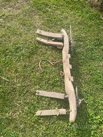 Giogo in legno per appassionati di vintage