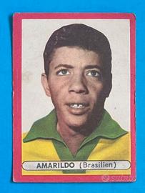AMARILDO 282 Brasilien FUSSBALL 1964 Figurina card