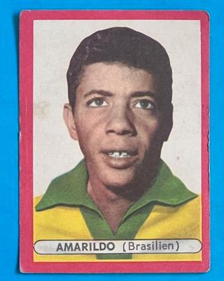 AMARILDO 282 Brasilien FUSSBALL 1964 Figurina card