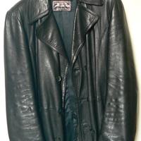 Giacca vintage anni '80 in vera pelle scamosciata