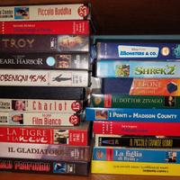 Lotto videocassette vhs film famosi 