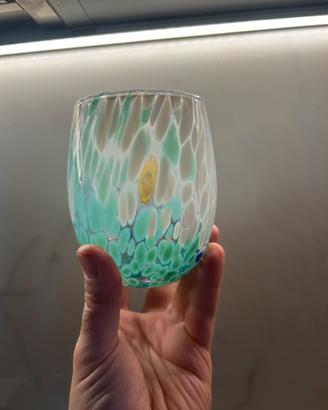 Bicchiere in Vetro Artistico di Murano