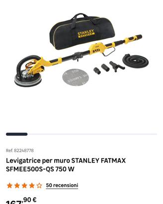 Levigatrice pet muro stanley piu dischi