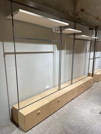 Parete attrezzata per cabina armadio