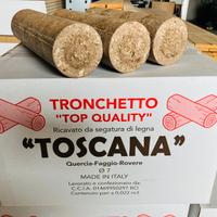 Tronchetti bricchetti di legno