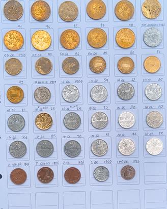 Collezione Storia Austria (1909-1998) - 81 Monete 