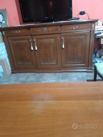 Mobile più  tavolo con sedie da salone 