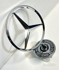 Stemma fregio stella mirino cofano mercedes