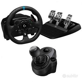 Logitech g923 pc/ps5 con pedaliera e cambio