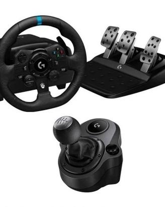 Logitech g923 pc/ps5 con pedaliera e cambio