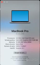 Macbook pro 16 - i9 - 8 core - 1 Terabyte