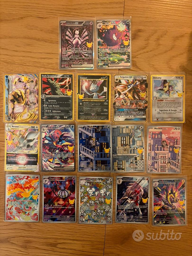 Carte pokemon 30 anniversario - Collezionismo In vendita a Campobasso