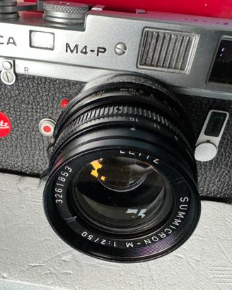 Leica M4-P anniversary con obiettivo
