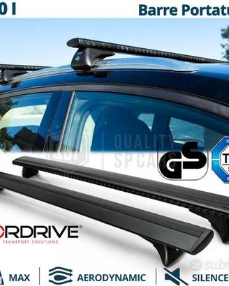 Barre Portatutto per Volvo V60 in Alluminio Nero
