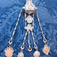 Antica “chatelaine” in argento 1934-1935 Londra