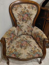 Coppia poltrone Luigi XIV