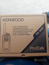 radio walkie-talkie kenwood protalk 2 pezzi