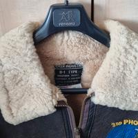 SCHEEPSKIN ALPHA INDUSTRIES mod B1 tg 48 USA