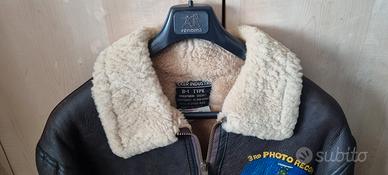 SCHEEPSKIN ALPHA INDUSTRIES mod B1 tg 48 USA
