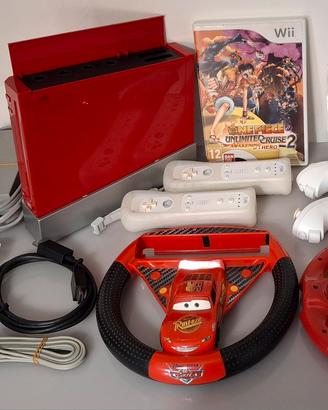 Nintendo Wii Rossa con giochi e accessori