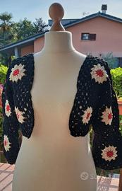 bolerino crochet fatto a mano