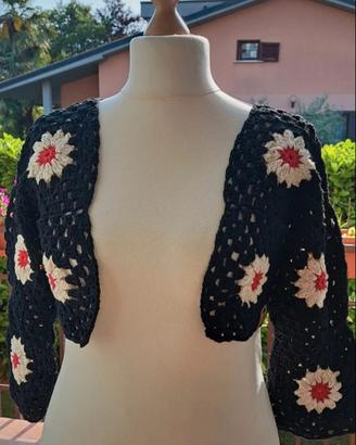 bolerino crochet fatto a mano