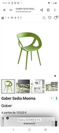 4 sedie moema gaber 