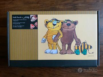 Dolfi, scultura puzzle in legno scomponibile