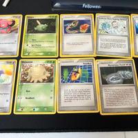 Lotto carte Pokémon vintage + Trainer