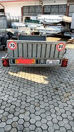 Rimorchio ellebi lbw 600 con rampa