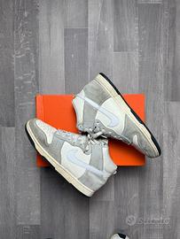 Nike Dunk High Grigie Bianche Sneakers Taglia 44