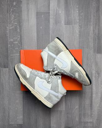 Nike Dunk High Grigie Bianche Sneakers Taglia 44