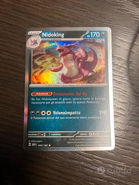 Carta Pokemon Nidoking Holo 151 ex
