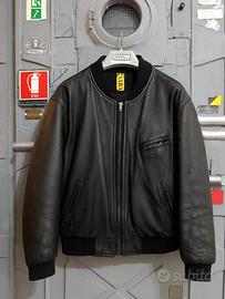 Bomber vera pelle Customizzato – Urban Style L/XL