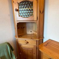 Mobile angolare in legno massello