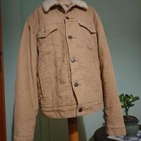 Giubbotto velluto beige uomo levi's sherpa s