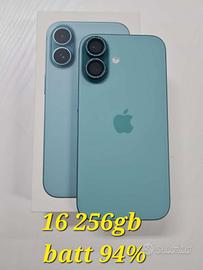 APPLE IPHONE 16 256GB TEAL