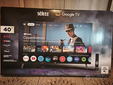Google TV Seleco 40" nuovo in garanzia