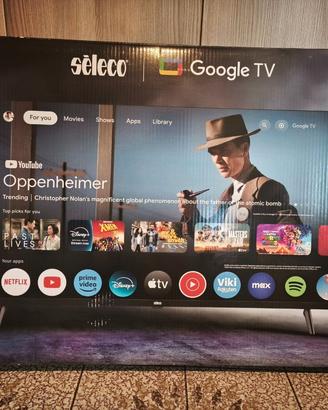 Google TV Seleco 40" nuovo in garanzia
