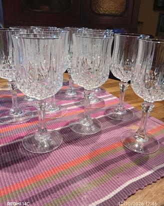 servizio 24 PZ acqua e vino cristallo1878 LONGCHA
