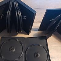 Custodie DVD miste (da 3 DVD fino a 12 DVD) nuove