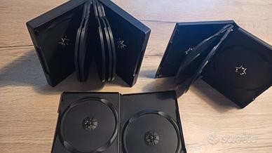 Custodie DVD miste (da 3 DVD fino a 12 DVD) nuove