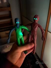 UFO Files Alien figures figures glow in the dark
